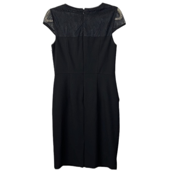 Adriana Papell Blace Lace Cocktail Dress Size 6 - Picture 2 of 11